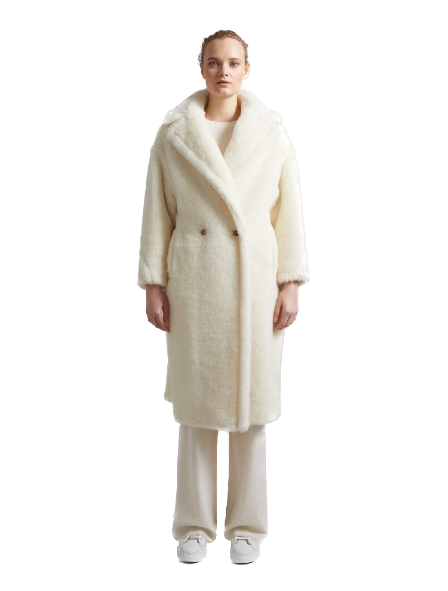 Max Mara Oversized Alpaca And Wool Teddy coat