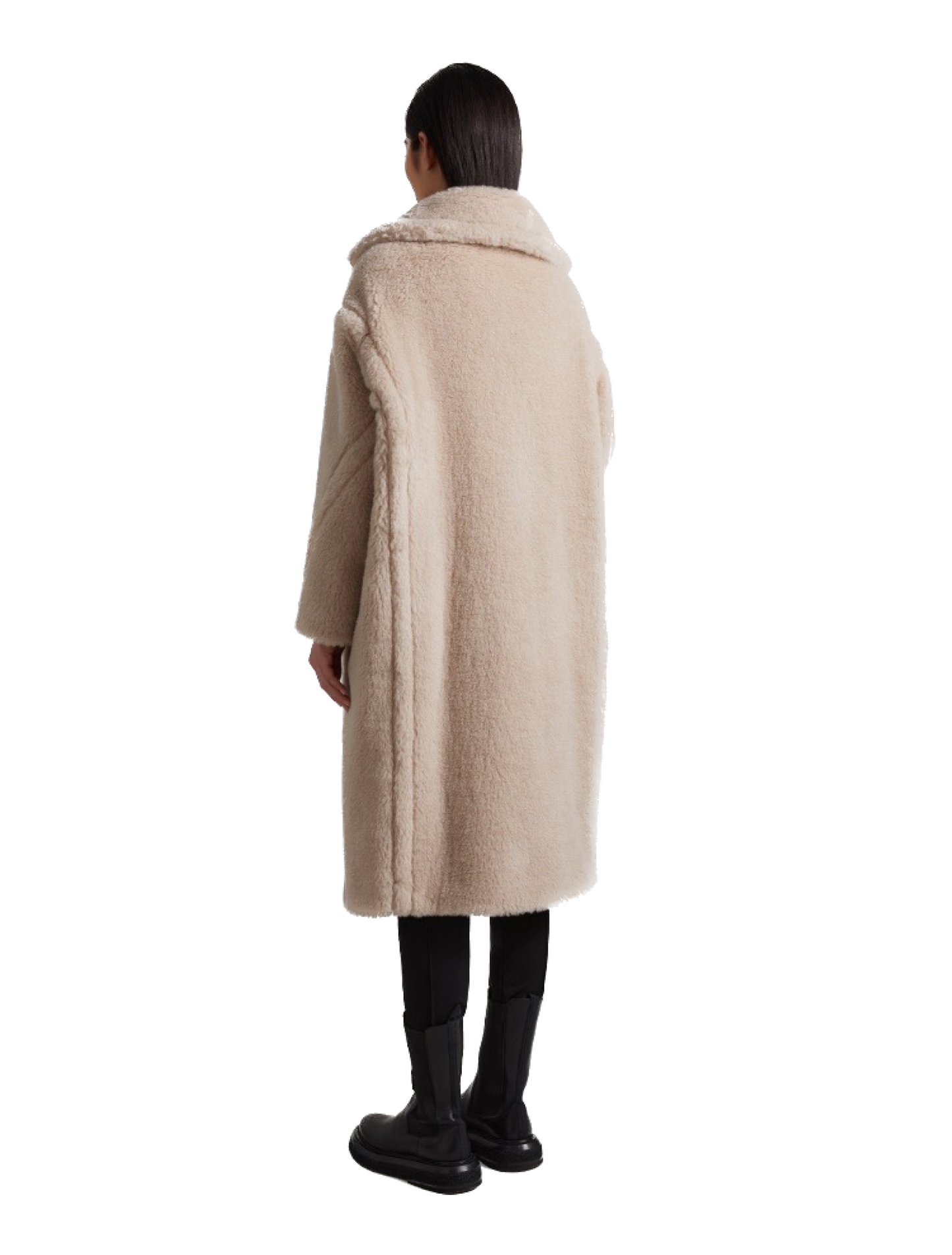 Max Mara Oversized Alpaca And Wool Teddy coat