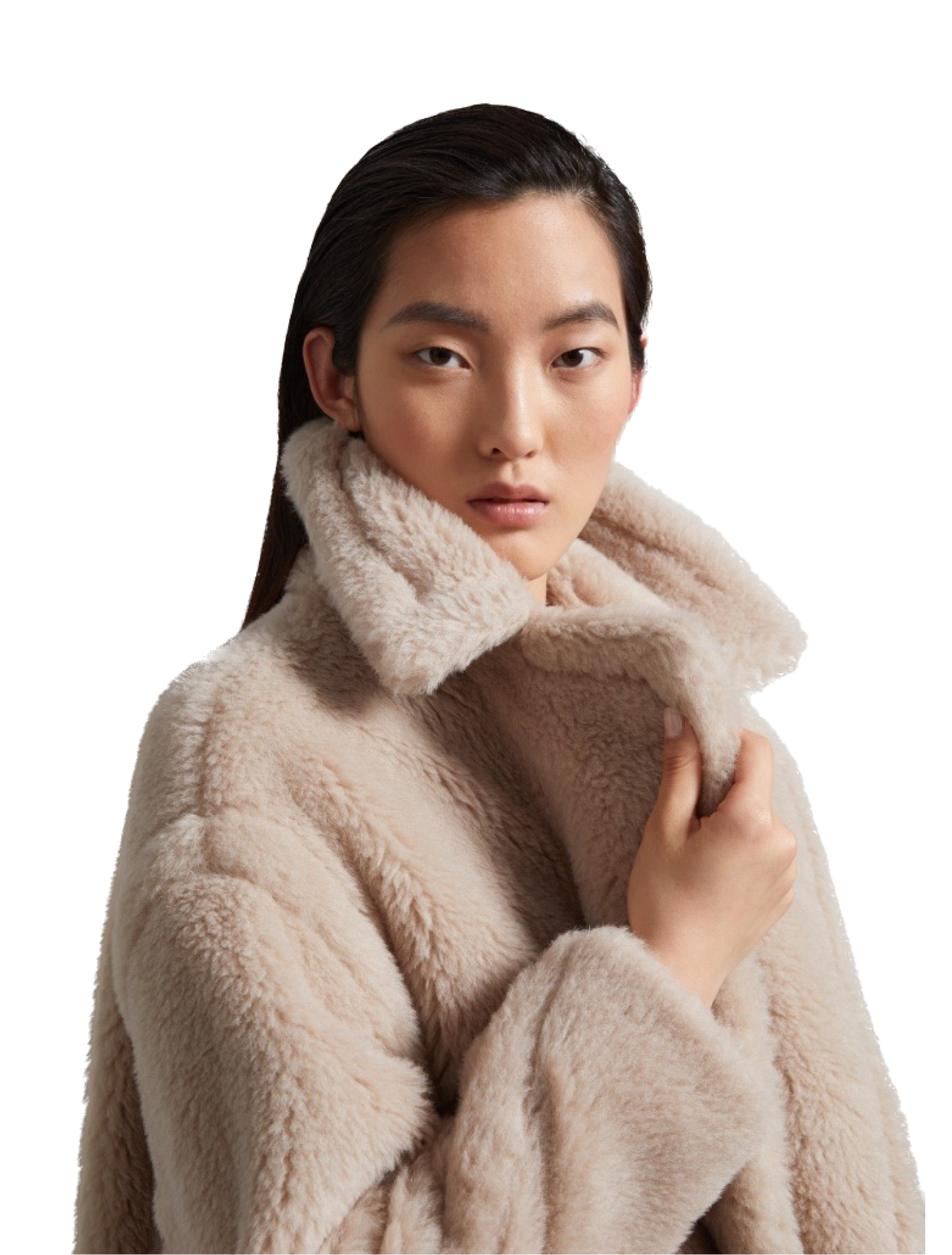 Max Mara Oversized Alpaca And Wool Teddy coat