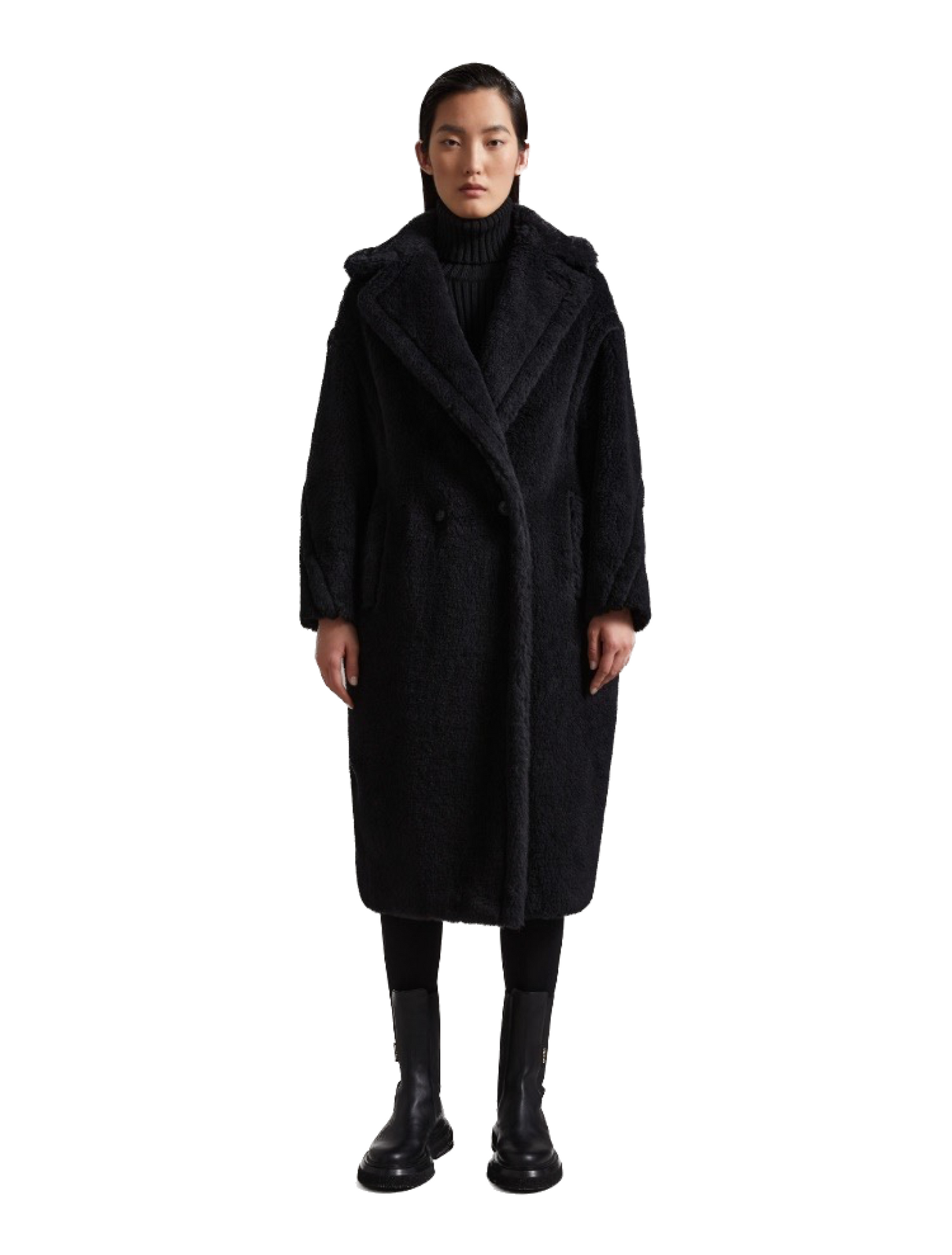 Max Mara Oversized Alpaca And Wool Teddy coat