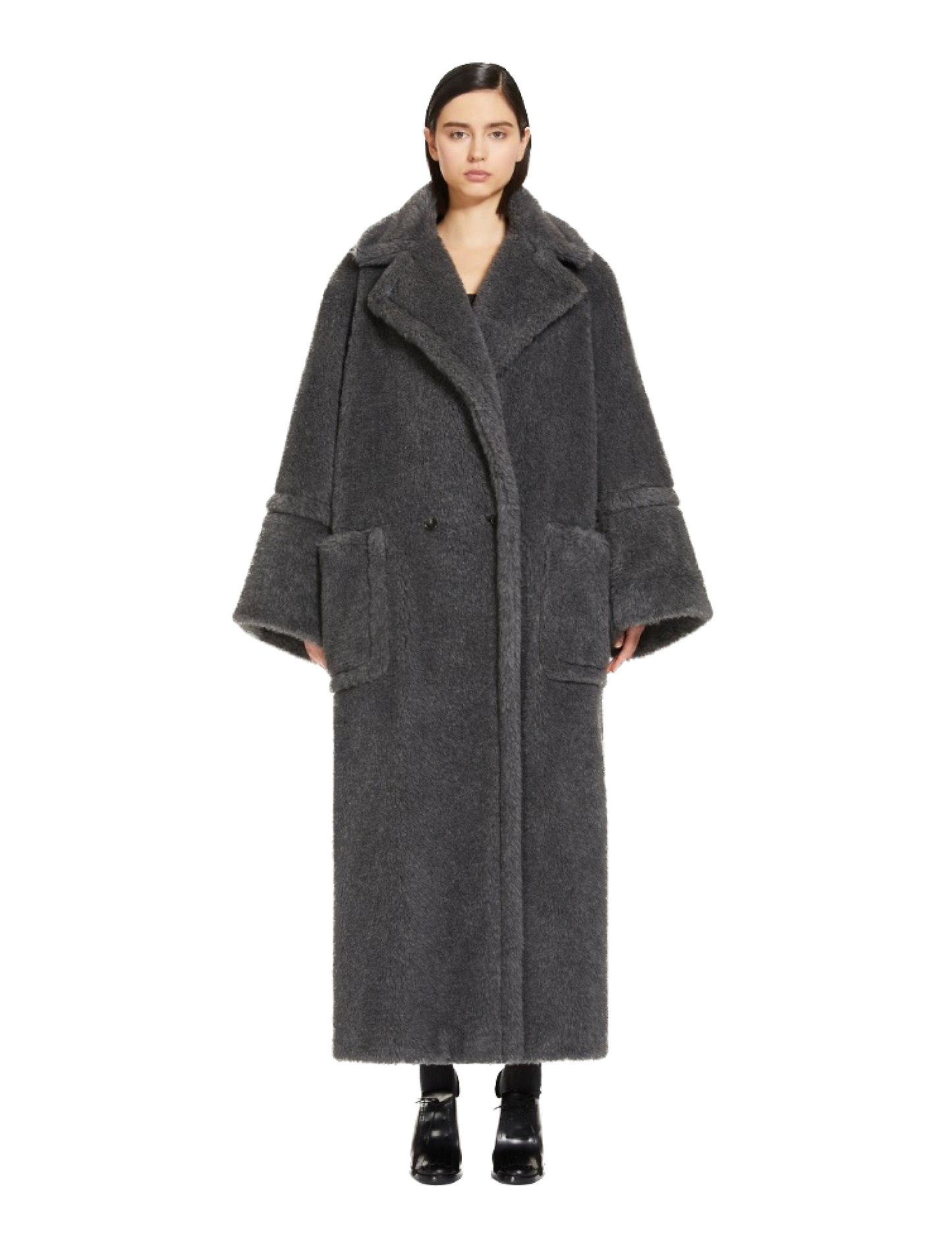 Max Mara Oversized Alpaca And Wool Teddy coat