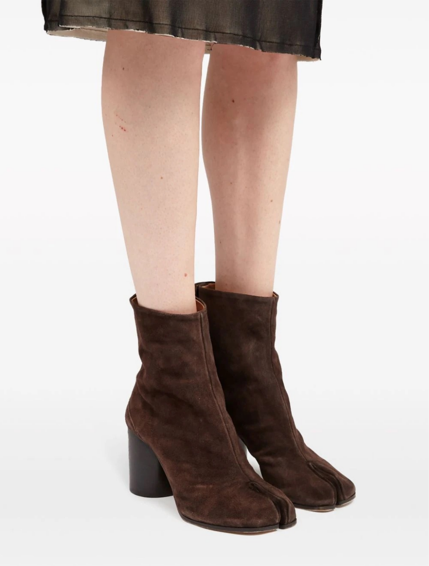 Maison Margiela Tabi 80mm Suede Ankle Boots