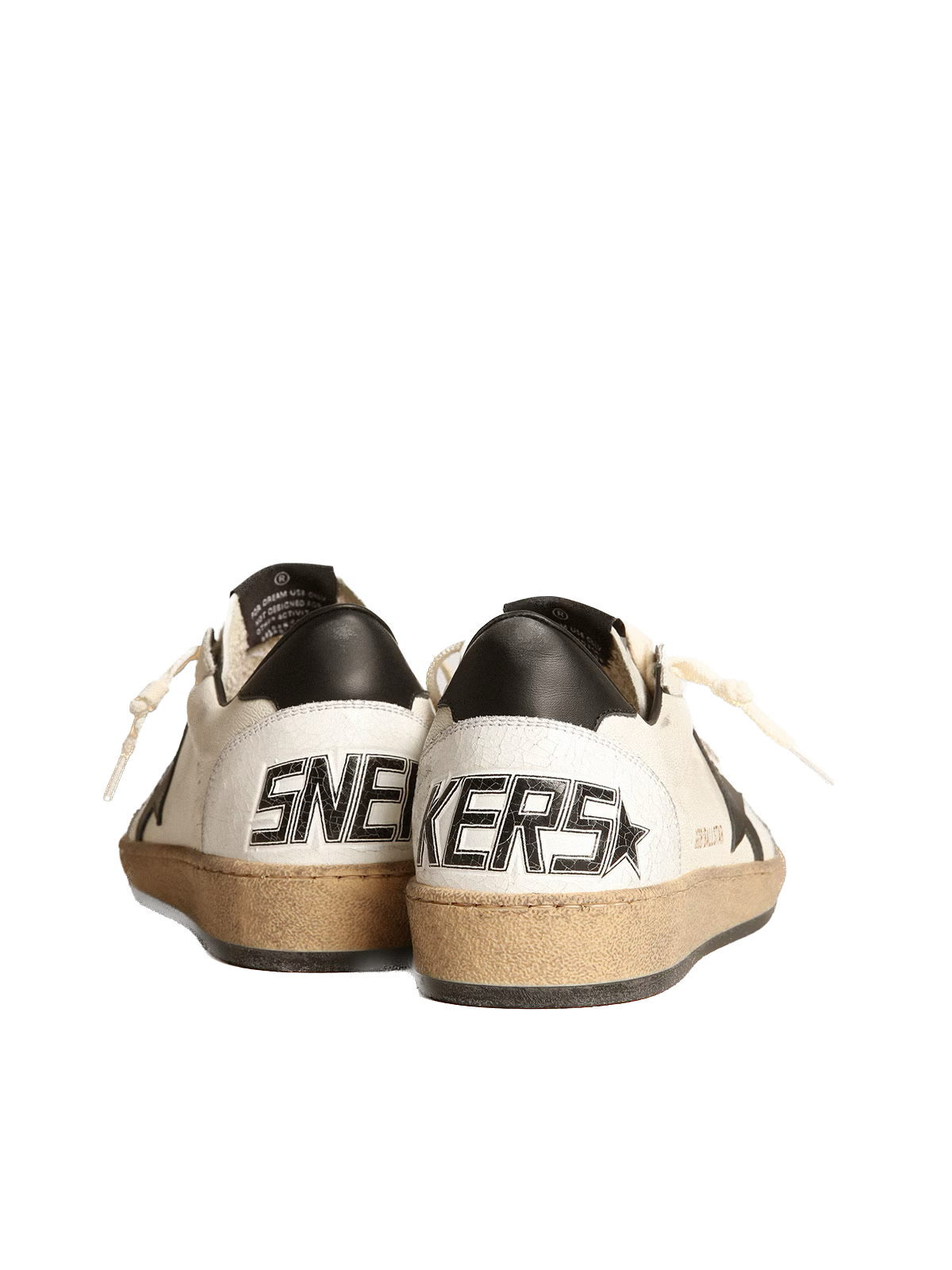 Golden Goose BallStar in nappa with black star and black heel tab