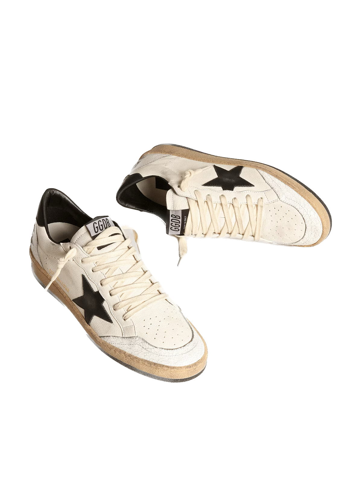 Golden Goose BallStar in nappa with black star and black heel tab