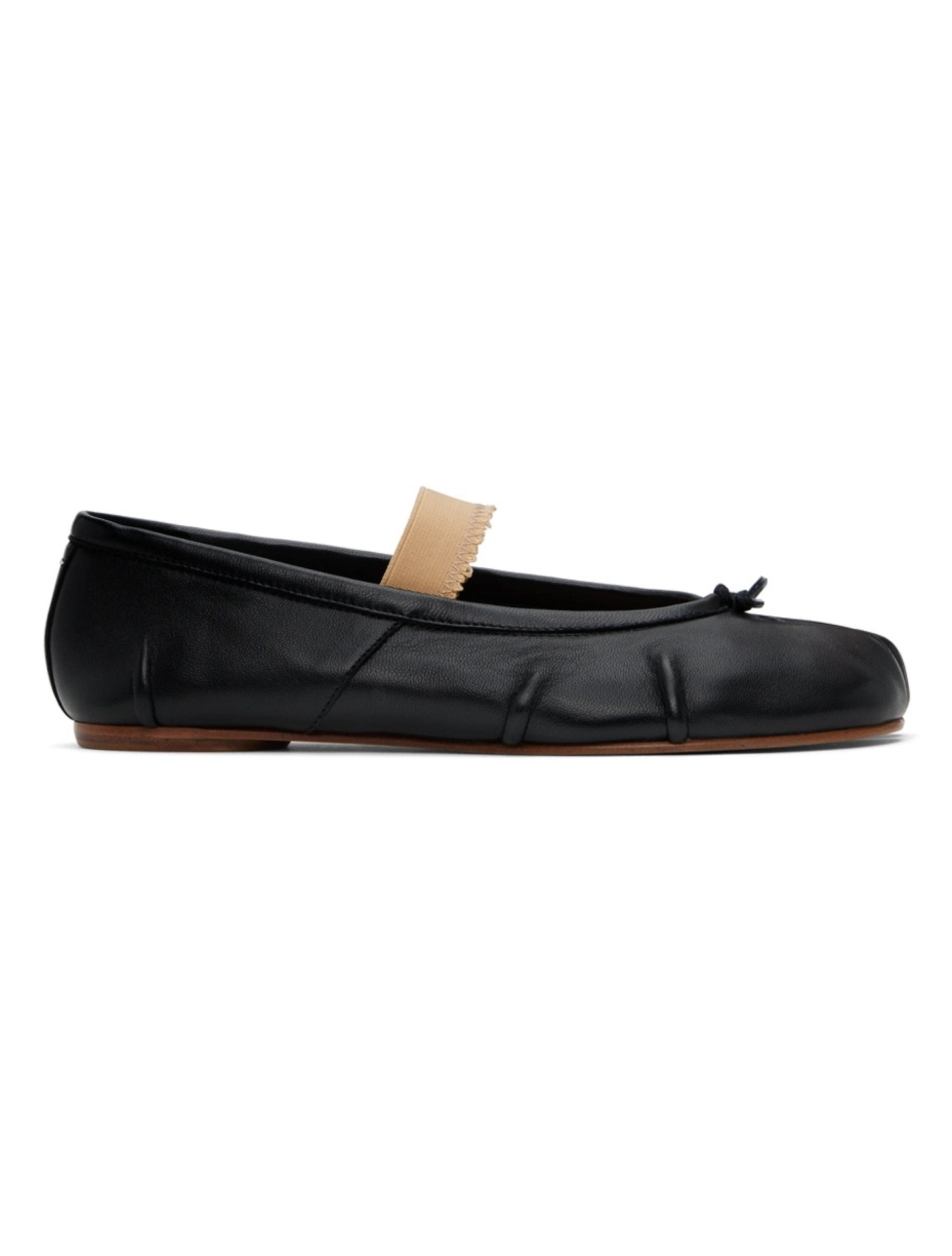 Maison Margiela Black Tabi Ballerina Flats