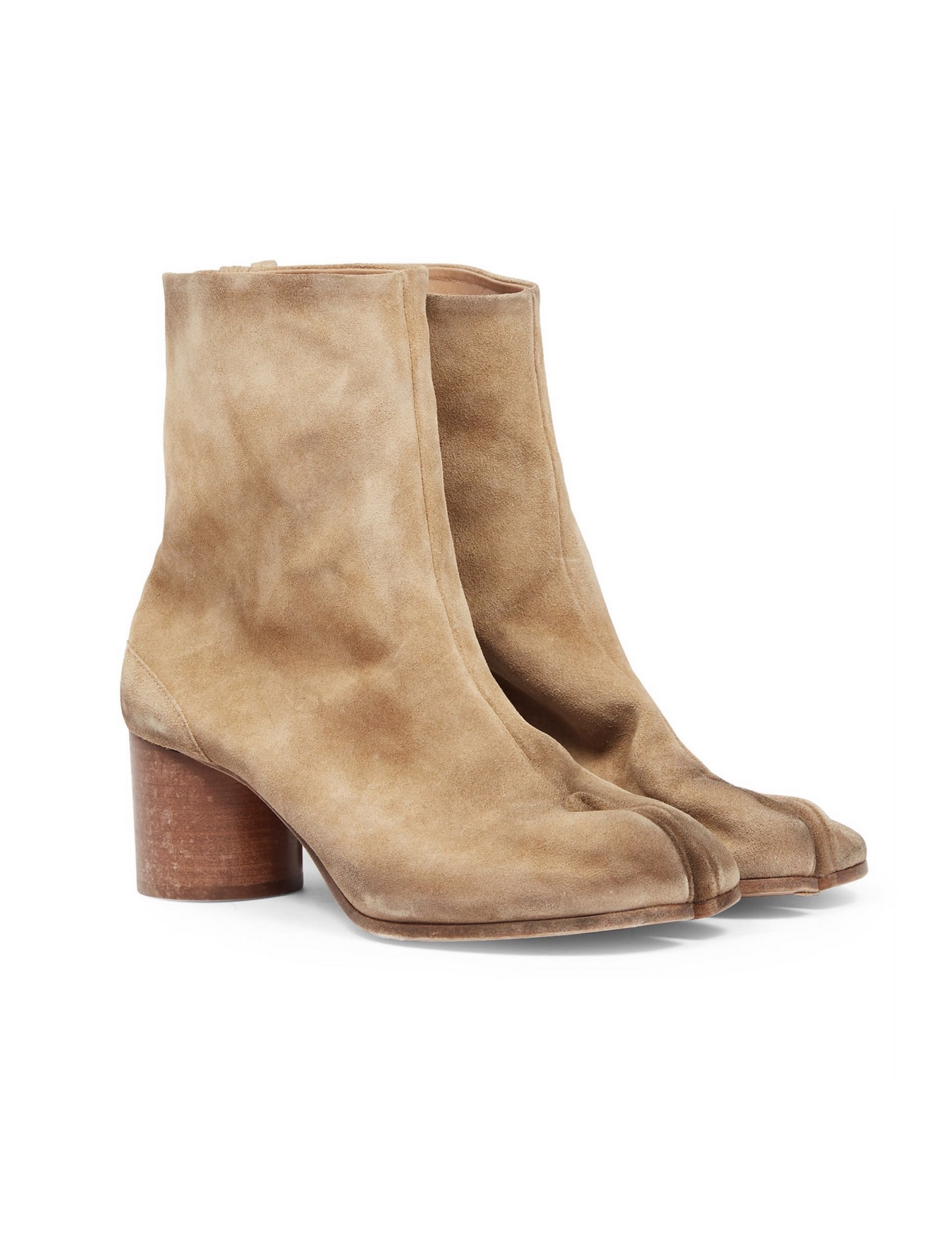 Maison Margiela Tabi 80mm Suede Ankle Boots