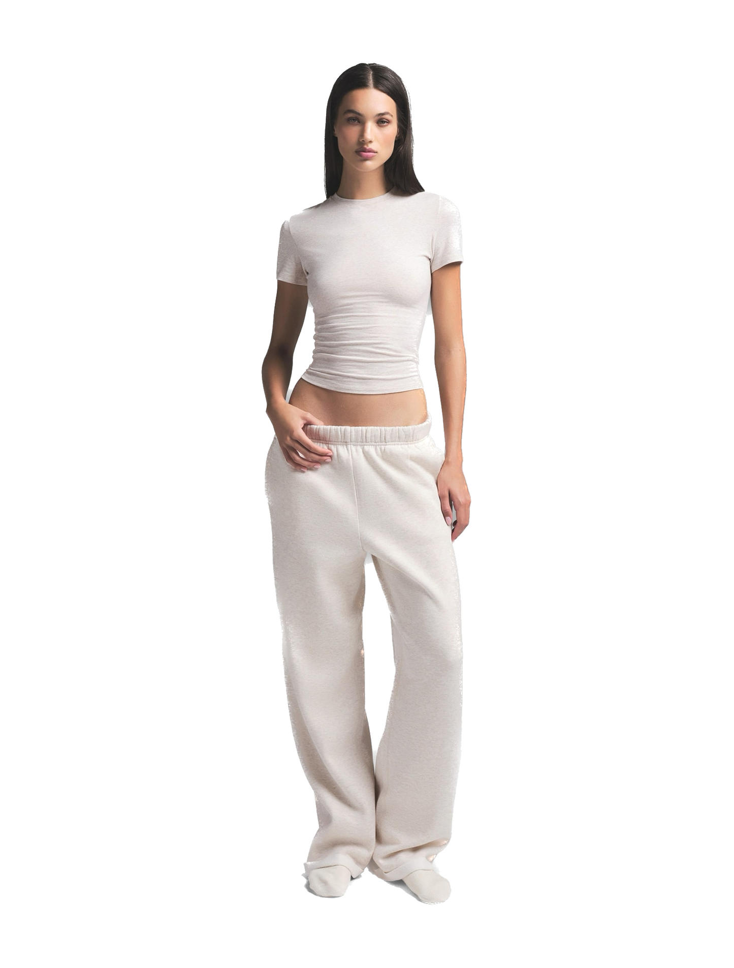 SKIMS Cotton Fleece CLASSIC STRAIGHT LEG PANT