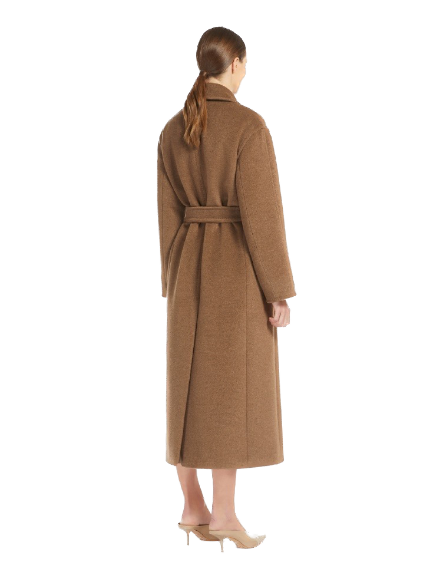 Max Mara Alpaca, Wool, Cashmere Wrap Coat