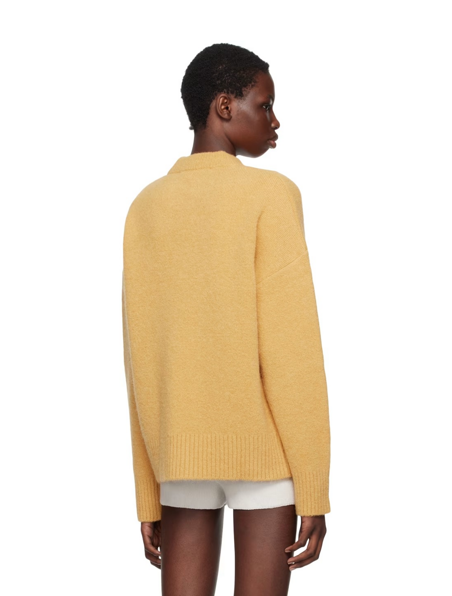 AMI Paris Yellow Ami de Cœur Sweater