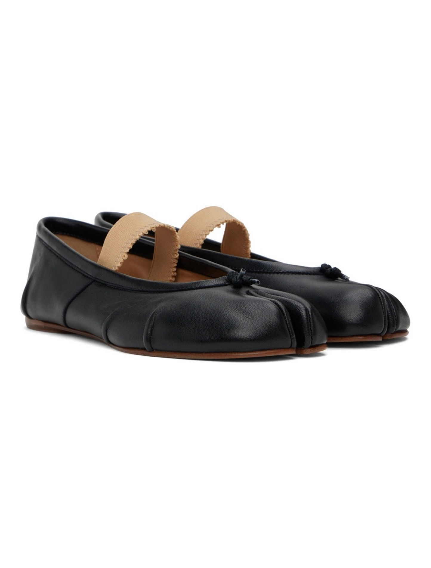 Maison Margiela Black Tabi Ballerina Flats