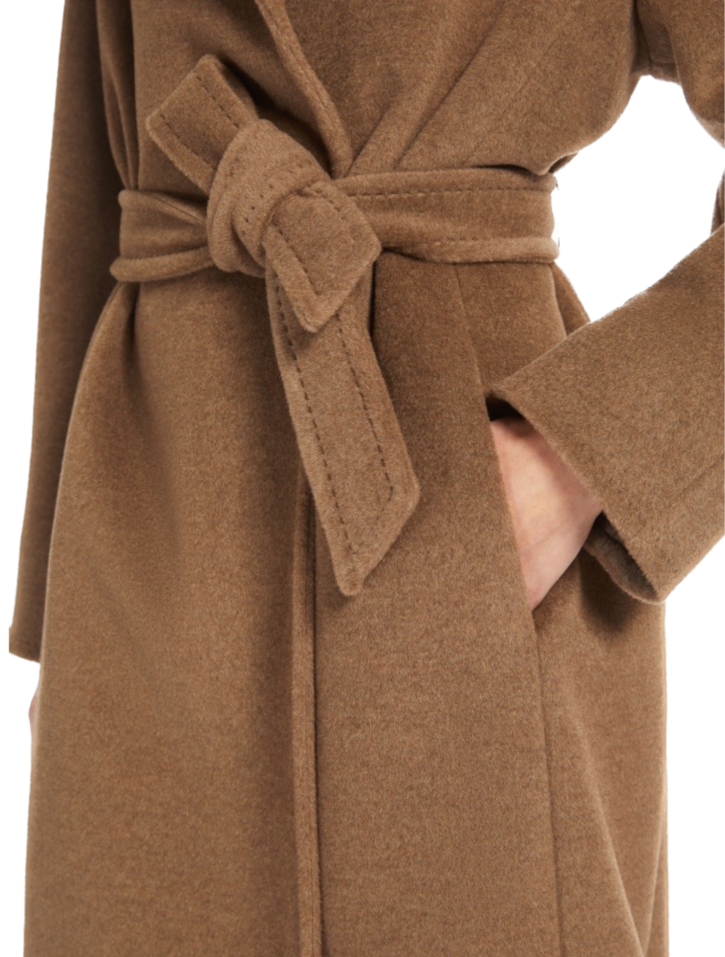 Max Mara Alpaca, Wool, Cashmere Wrap Coat