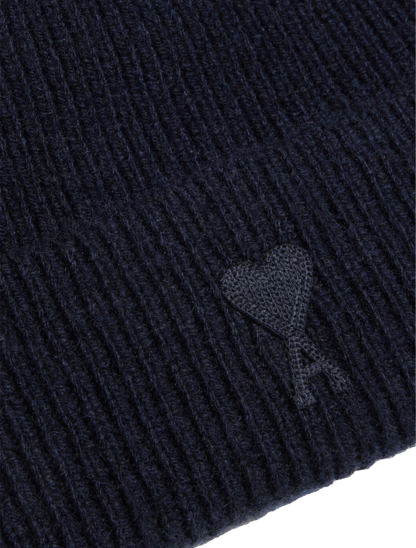 AMI Paris Ami de Coeur cashmere-wool blend beanie