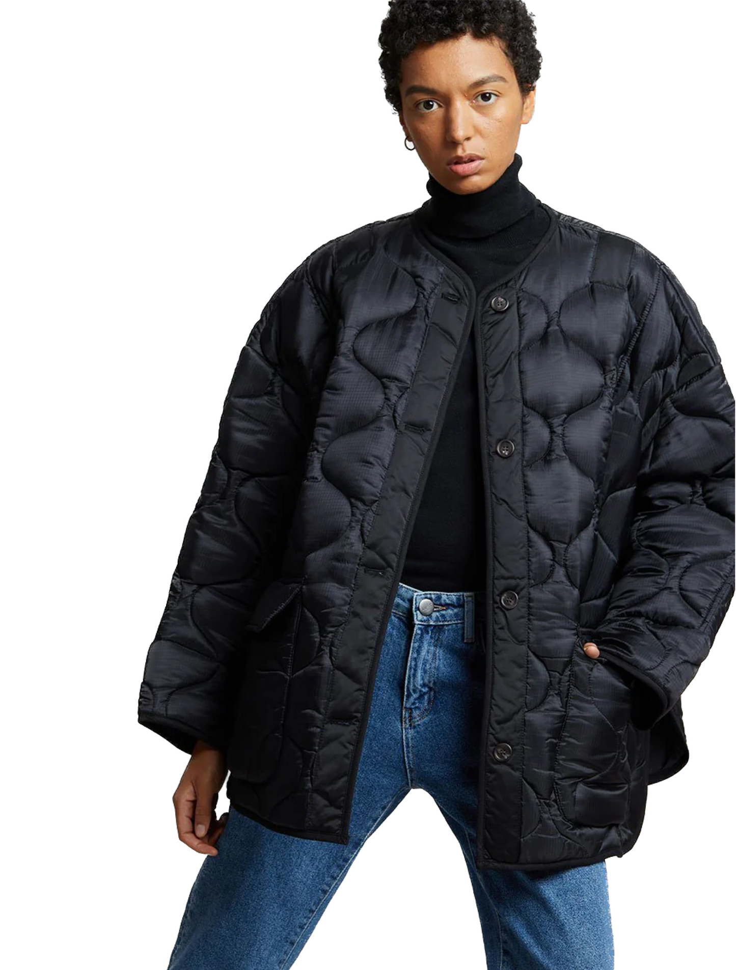 The Frankie Shop Teddy Quilted Jacket